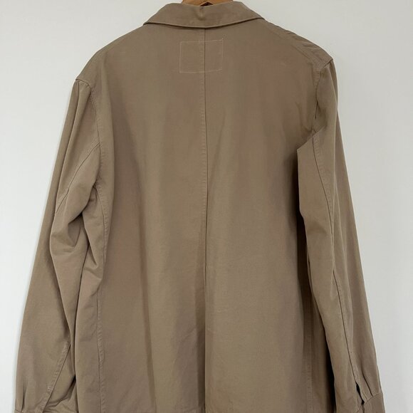 Portugese Blazer Tan Cotton Blazer / Chore Coat Size XL - Picture 2 of 4